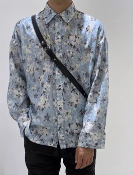 G08200 Mados vyriški Marškiniai 2023 kilimo ir tūpimo Tako Prabanga garsaus Prekės ženklo Europos Dizainas šalies stiliaus vyriški Drabužiai