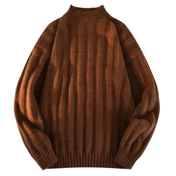 Visas Ilgis Megztiniai Vyrų Mados Drabužių Vintage Megztinis Džemperis Vyrams Drabužių Rudens-Žiemos Jumper Mans Šiltų Drabužių