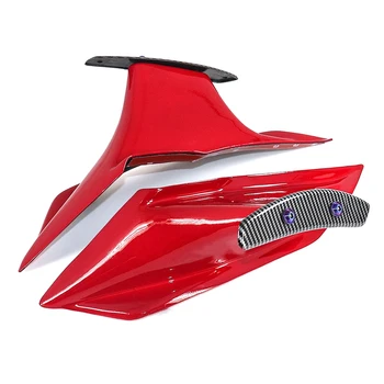 Motociklo Lauktuvės Rinkinys Aerodinaminis Sparnas Fiksuotojo Winglet Lauktuvės Sparno Padengti Honda CBR650R 2019-2021 Raudona
