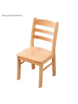 Visi medžio masyvo valgomojo kėdė namų paprasta modernus patogus atlošas kėdės, restoranas, valgomasis kėdė visą Šiaurės sutirštės kėdė