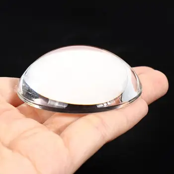 2VNT Skaidrią Apšvietimo Reikmenys Mini Šaldytuvas Stiklo Reguliatoriai LED Objektyvo Optinio Stiklo Židinio Nuotolis
