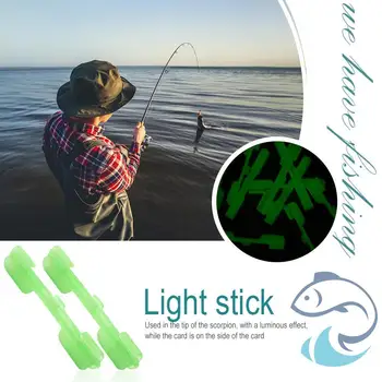 10vnt Žvejybos Liuminescencinės Lightstick Šviesos Žvejybos Naktį Plaukti Tamsoje Švyti Lazdos Įrašą Turėtojas