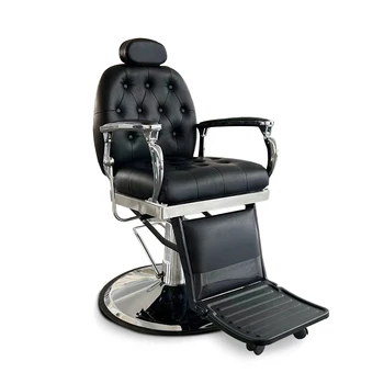 Senoviniai Grožio Salonas Juodos Spalvos Sėdima Hidrauliniai Barber Kėdės Derliaus Salonas Plaukų Parduotuvė Optikos Barber Kėdės Pardavimo