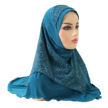 Musulmonų Plisuotos Turbaną Ponios Skara Skara Arabų Islamo Drabužiai Hijab aukštos kokybės islamo šalikas arabų moterų headwrap melstis skrybėlės