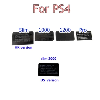 50pcs Playstation 4 PS4 1000 1100 1200 slim 2000 pro Konsolės Korpusas su Lukštais Slim Black Atgal Pažymėti Žyma, Įklijuokite Lipduką Etiketės Antspaudas