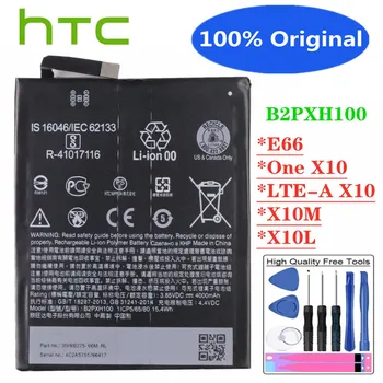Naujas 4000mAh Originalus B2PXH100 Baterija HTC E66 Vienas X10 LTE-A X10 X10M X10L Mobiliojo Telefono Aukšto Qauality Baterijos Pakeitimas