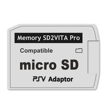 SD2Vita 5.0 Atminties Kortelės Adapteris, skirtas PS Vita PSVSD Micro-SD Adapteris, skirtas PSV 1000/2000 PSTV 3.60 FW HENkaku Enso Sistema