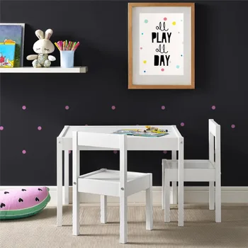 Kūdikis Atsipalaiduoja Hunter 3-Gabalas Kiddy Stalas bei Kėdė Vaikų Komplektas, Baltos vaikas stalas ir kėdė