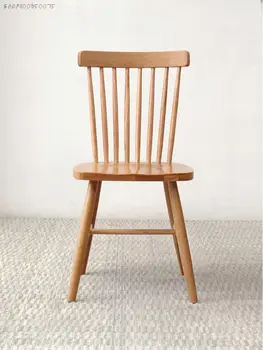 Visi Medžio Masyvo Valgomojo Kėdė Šiaurės Windsor Kėdė Miegamasis Makiažo Kėdė Namuose Ąžuolo Stalas, Kėdė Laisvalaikio Atgal Kėdė