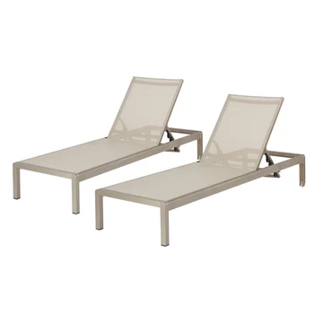 Per JAV Sodo Kiemo Diržas Saulės Gultais, Lauko Recliner paplūdimio rauginimo kėdė su ratukais