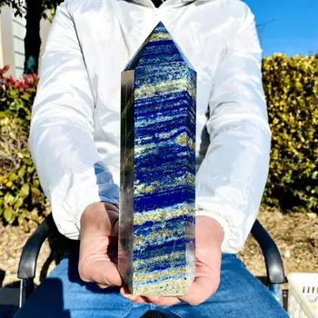Gamtos Lazuritas Kristalų Obeliskas Kvarco Kristalo Energijos Skiltyje Gydymo