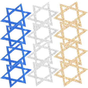 50 Vnt Hanukkah Apdailos Šalis Žvaigždė Papuošalai Stalo Puošyba Tiekimo Viršuje Dekoratyvinis