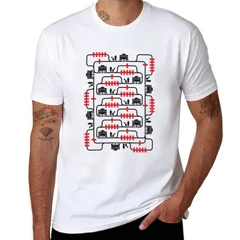 Naujas Vežimėlis Problema (baltas fonas) T-Shirt tees greitai džiūsta, t-marškinėliai trumpomis rankovėmis tee vyrams