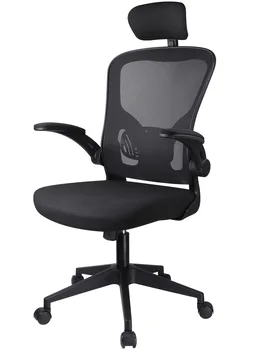 Varomoji gyvenimo Biuro Kėdė Akių Kompiuterio Kėdės su Reguliuojama atrama galvai Stalas, Kėdė Ergonomiška Biuro Kėdė (Juodos spalvos)