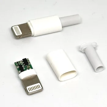 3sets USB iphone male kištukas su drožlių plokščių jungtis suvirinimo 3.0 mm Duomenų OTG eilutės sąsaja 