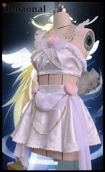 illusional Pasirinktinis dydis Panty Kojinę su Garterbelt Panty Anarchija Cosplay Kostiumų Kampas nustatyti Anime dress moteris
