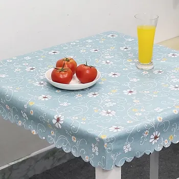 Kvadratinis stalas, valgomasis stalas, staltiesės, visiškai atsparus vandeniui, stačiakampio formos